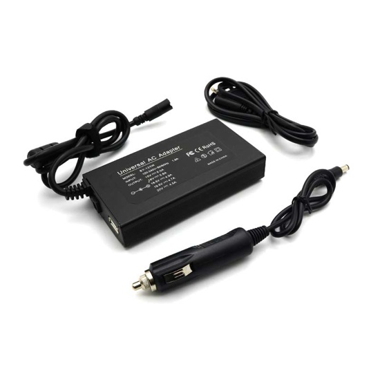 Univerzalni punjač za laptop 120W 2in1 sa dodatkom za rad u autu