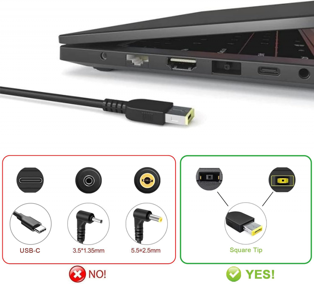 Punjac za laptop Lenovo 20V 15A 300W USB Type - (odgovara i za 11.5A)