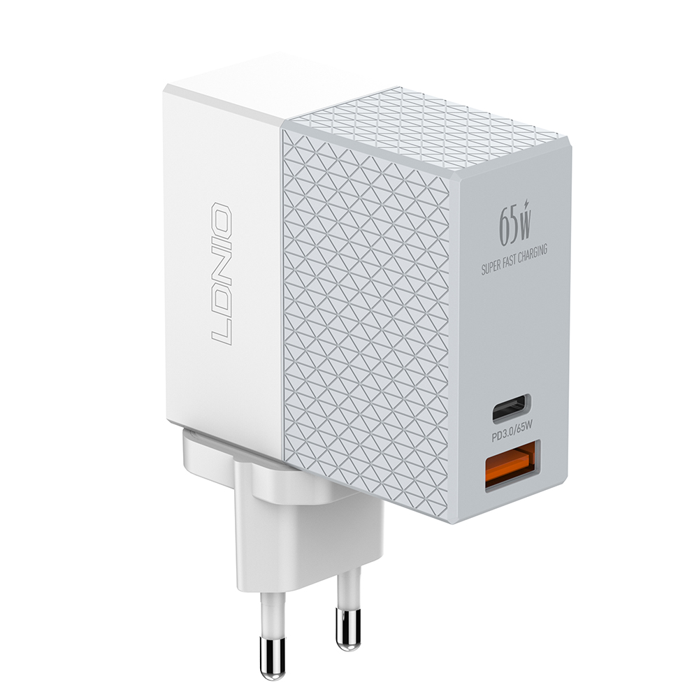 Brzi punjač 65W sa USB-C kablom - Za telefon, tablet i laptop